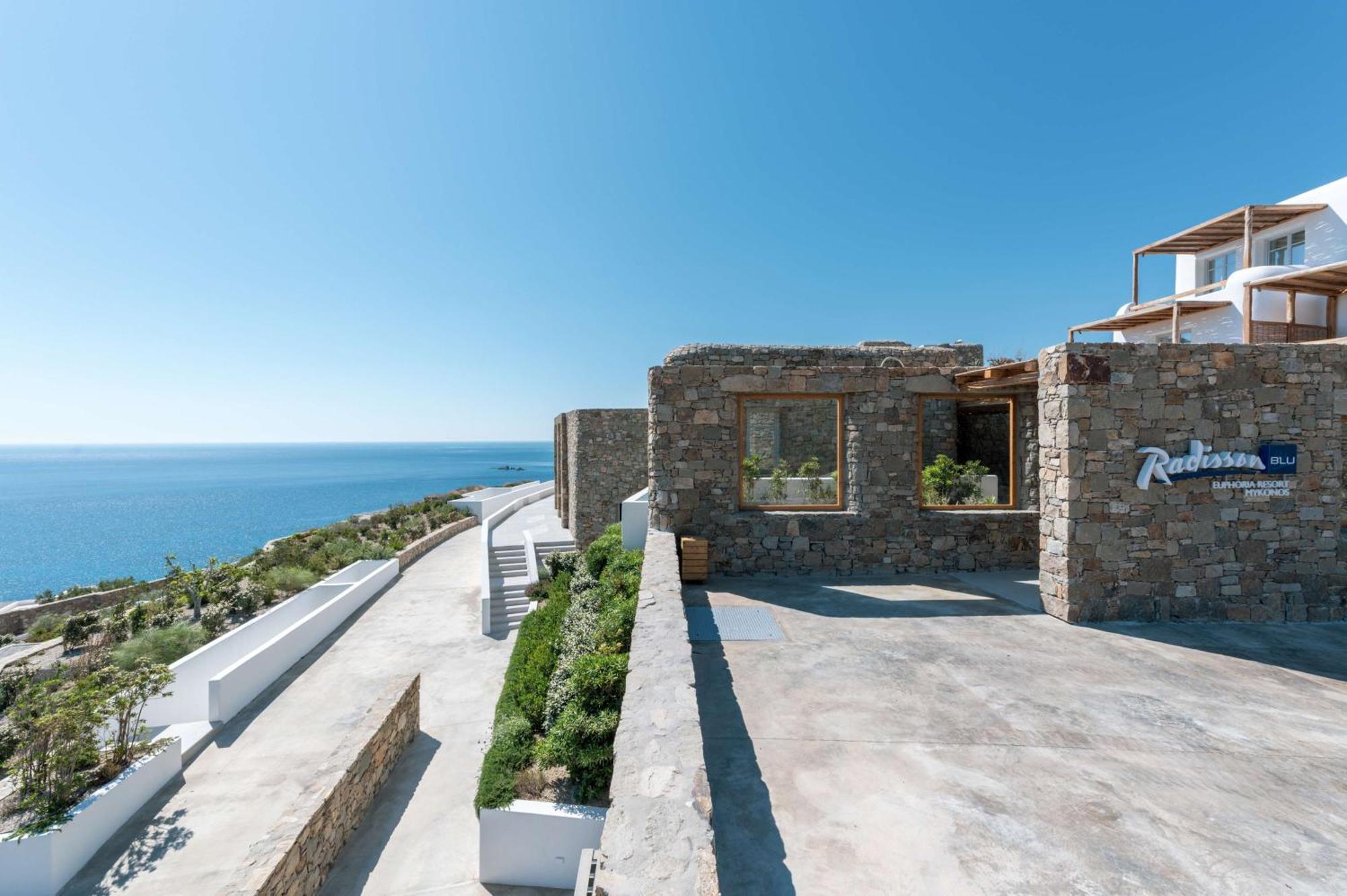 Radisson Blu Euphoria Resort, Mykonos Кало-Ливади Экстерьер фото